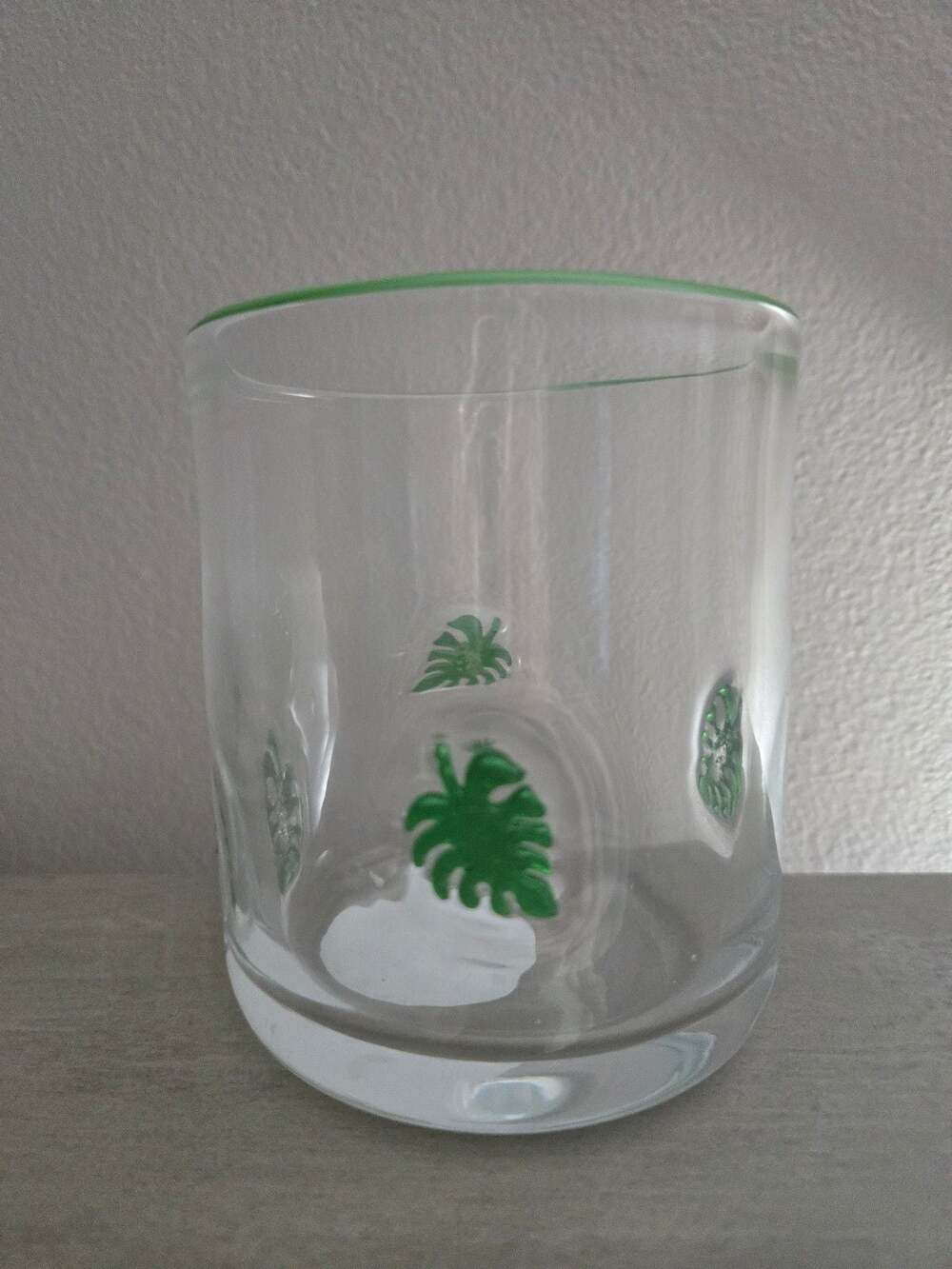New Madison Home 16 fl oz Icon Juice Glass - Monstera Leaf